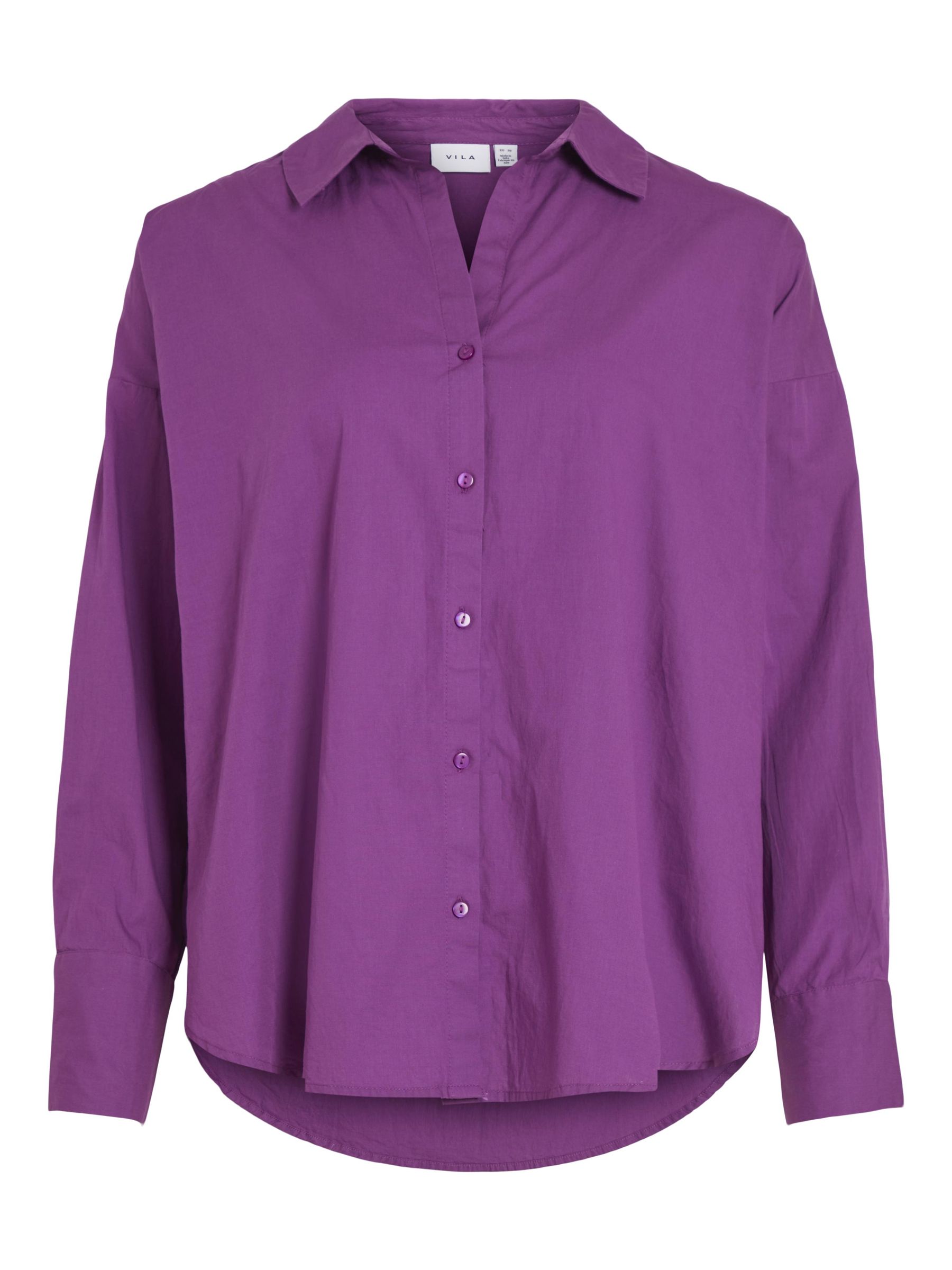 CLASSIC SHIRT (Purple) | Vila® Official Online Shop