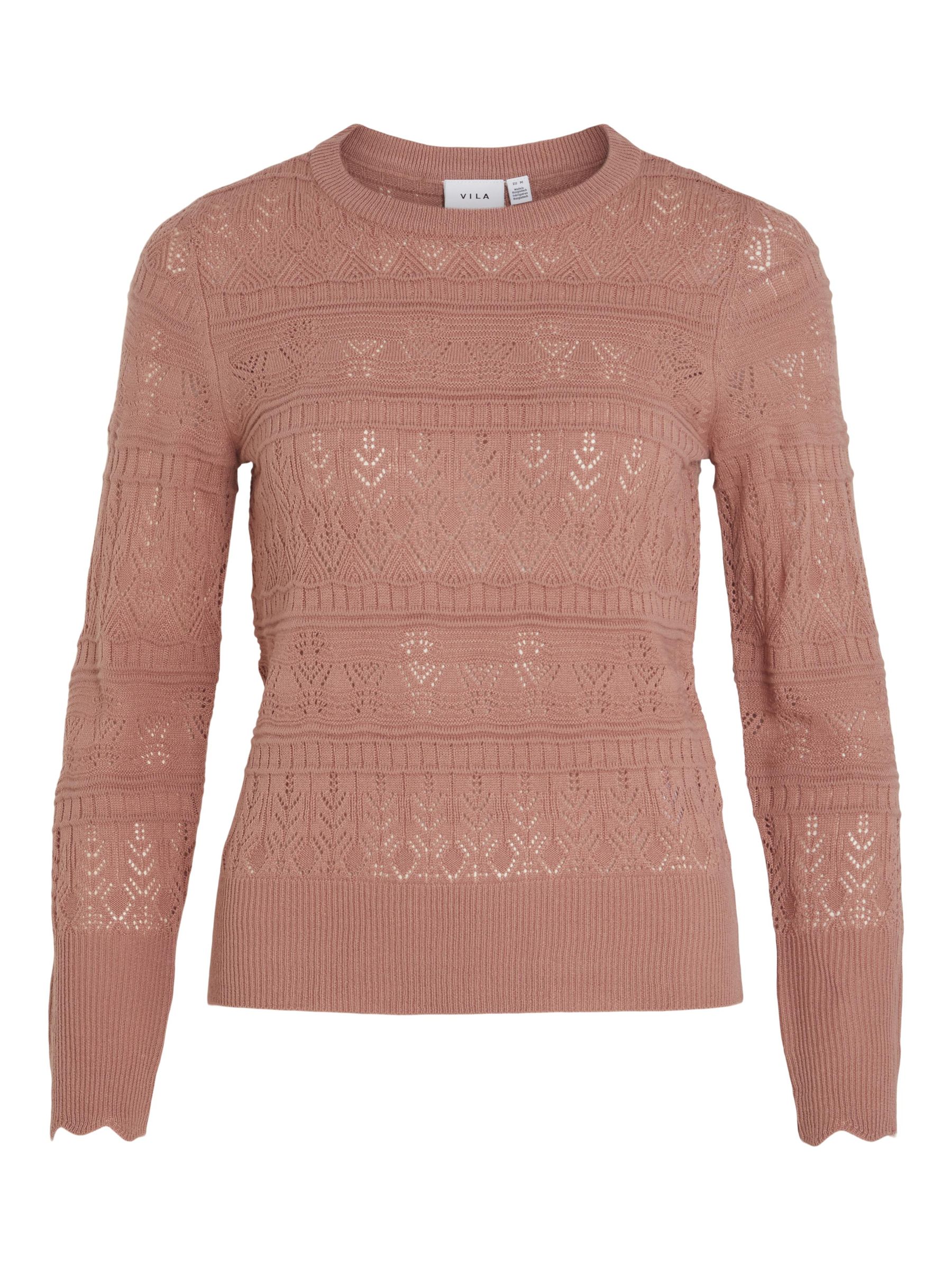 RAFFINIERTER STRICKPULLOVER | Pink | VILA®