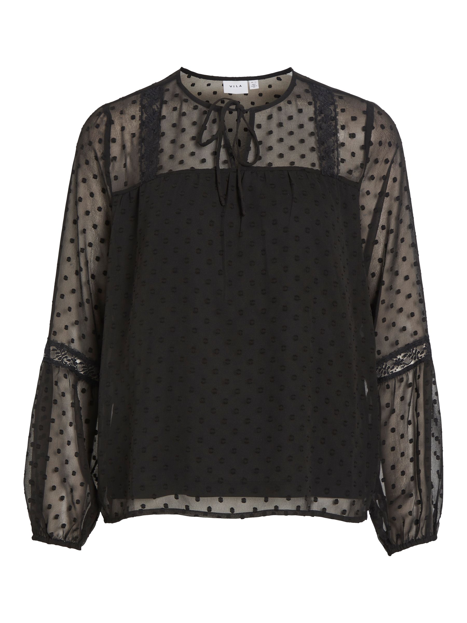 Blouses lange mouw beige VILA