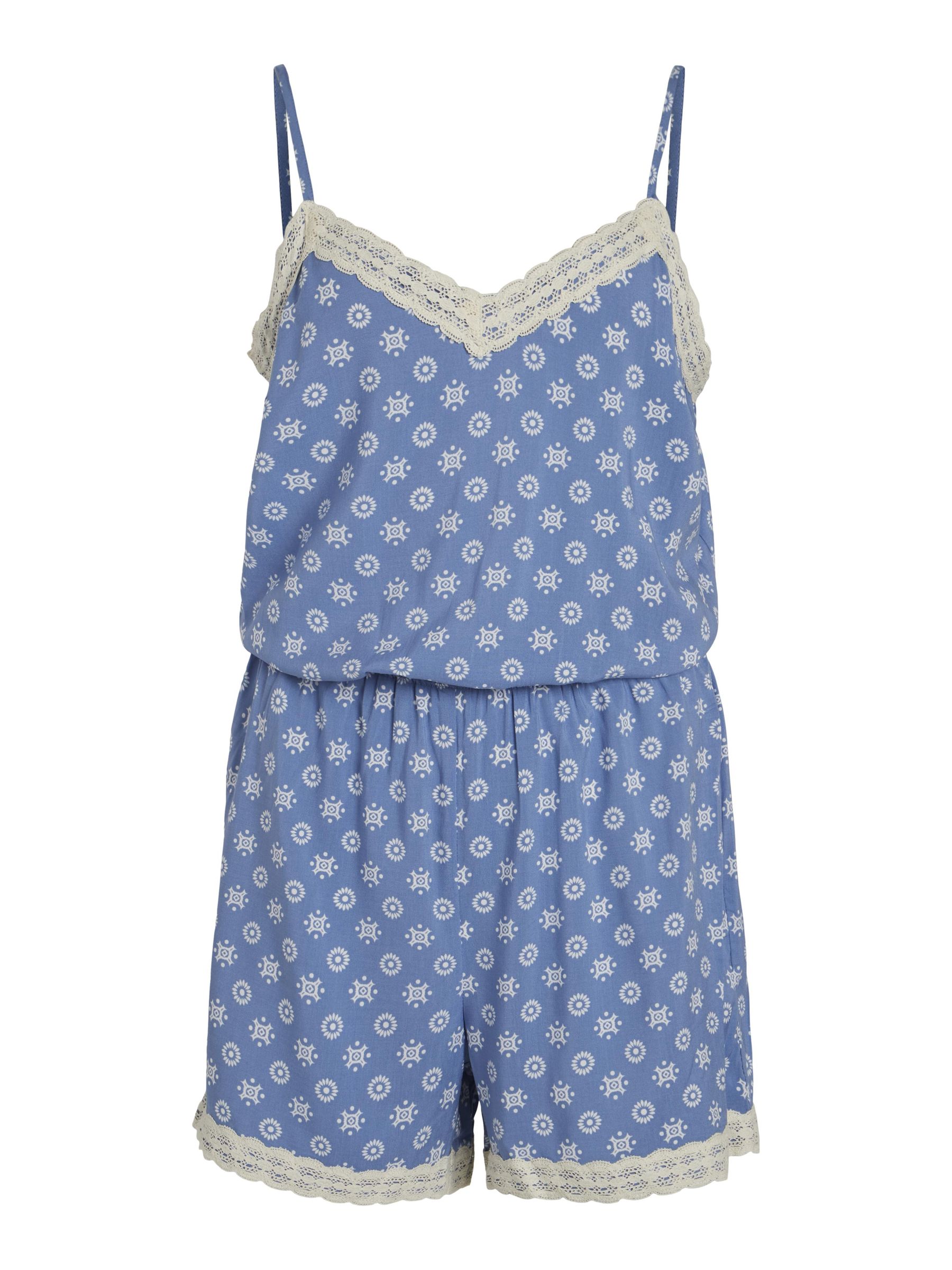STRAP PLAYSUIT (Blue) | Vila® Official Online Shop
