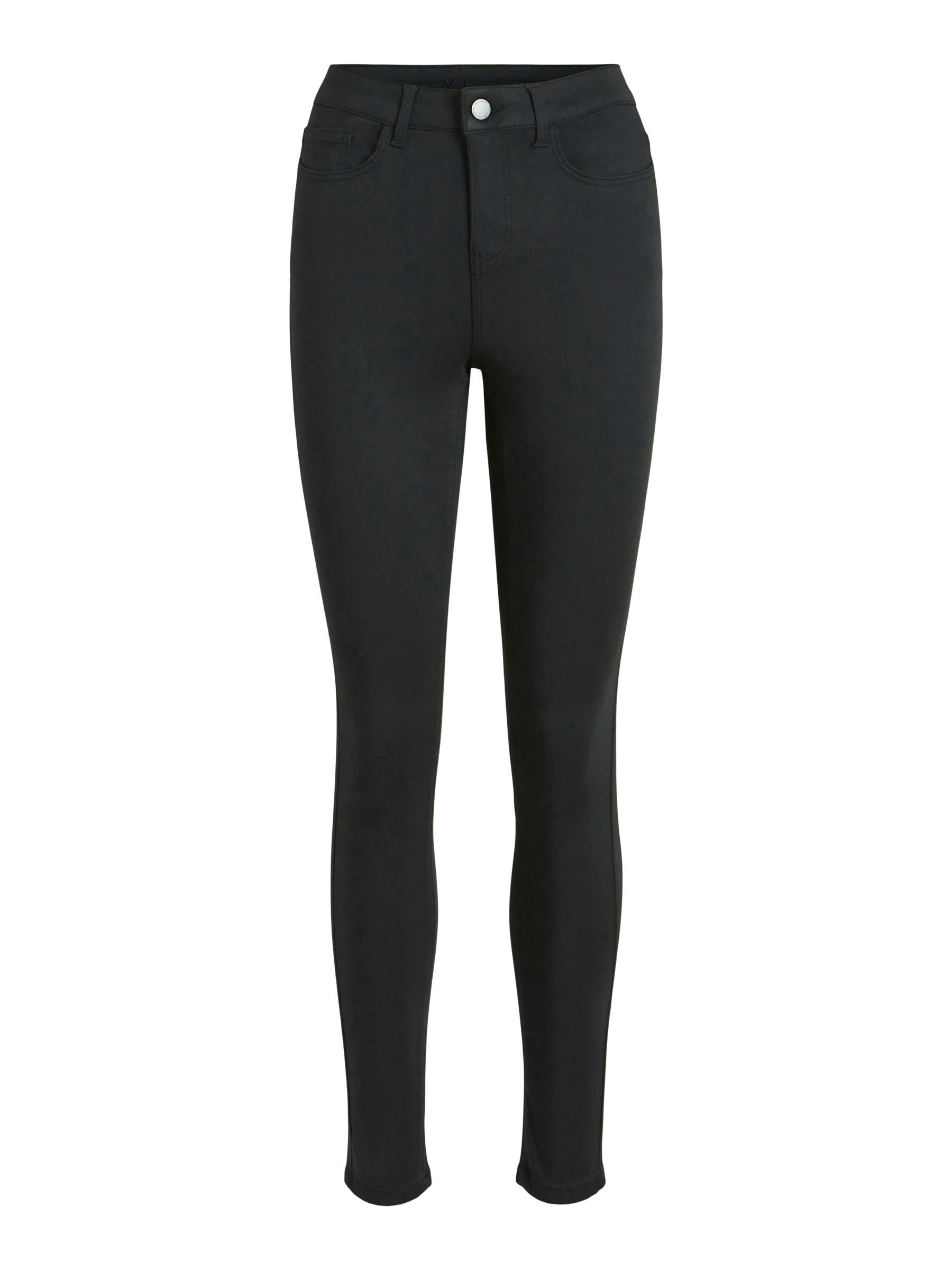 HIGH WAIST SKINNY JEANS Zwart VILA