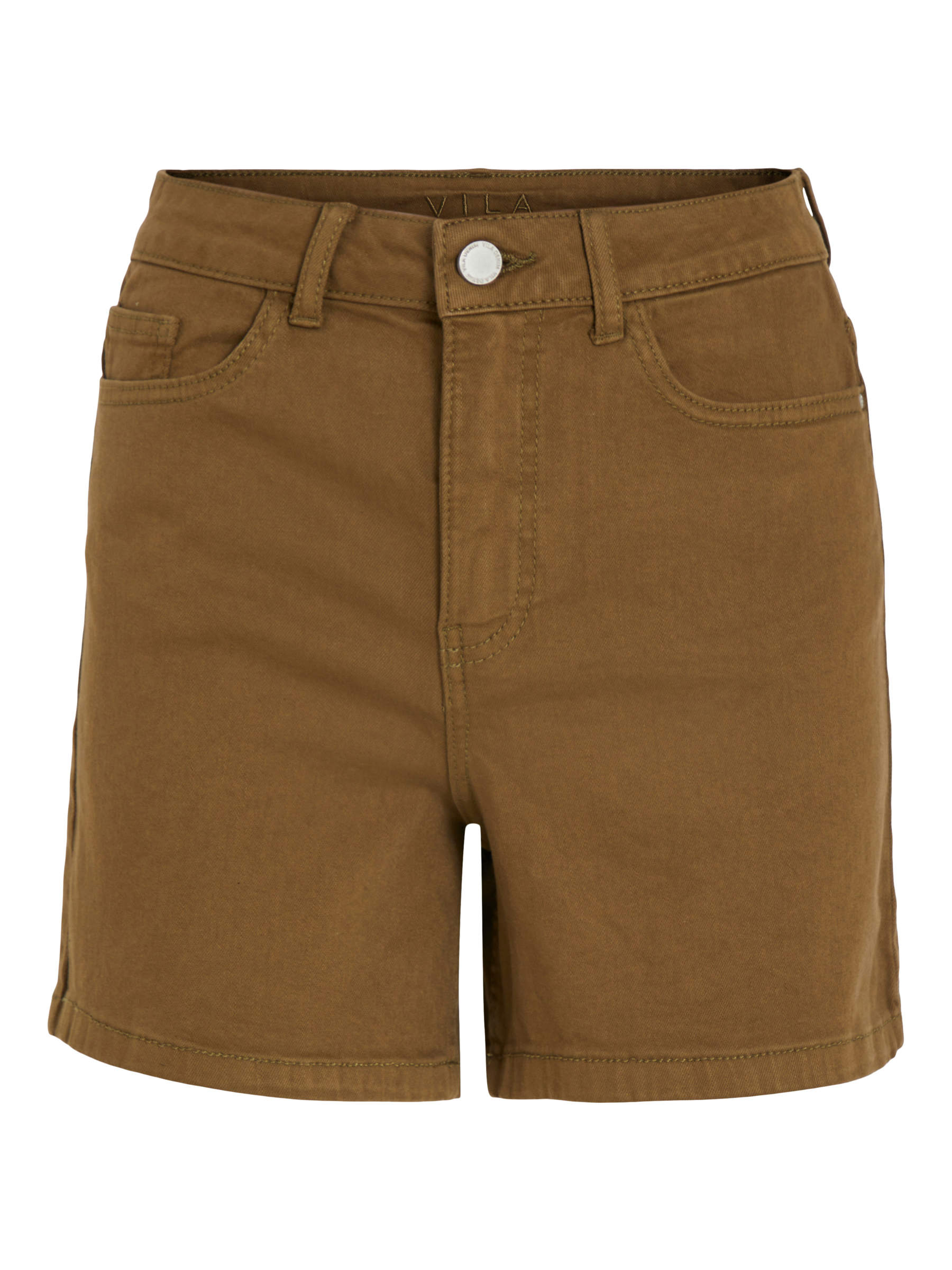 VILA shorts - RED STRIPES