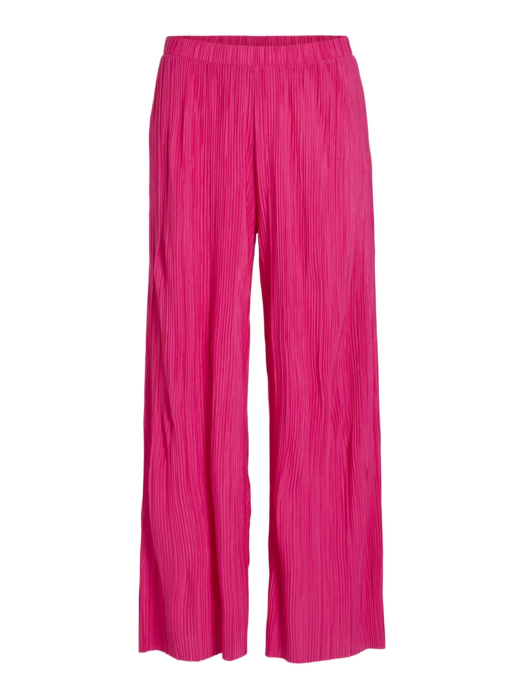 HIGH WAIST CULOTTE TROUSERS | Pink | VILA®
